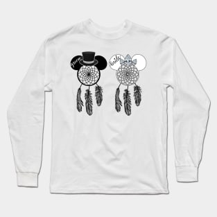 Bride and Groom Dream Catcher Set Long Sleeve T-Shirt